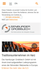 Mobile Screenshot of ilsenburger-grobblech.de